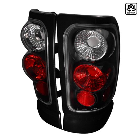 Spec-D Tuning 94-01 Dodge Ram Altezza Tail Light Black LT-RAM94JM-TM